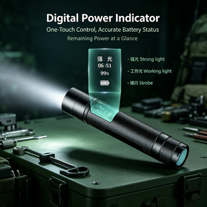WOSEN EDC National Certification Safe Explosion proof <b>LED</b> Torch For Inspection Mining Emergency Digital Display <b>LED</b> Flashlight - Product Image 6