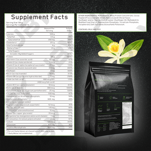 Complément alimentaire sportif JBY, poudre de protéines pour la prise de poids, saveur vanille, poudre de protéines, prise de masse - Product Image 3