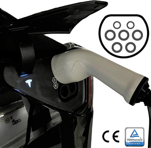 สายชาร์จรถยนต์ไฟฟ้าชนิดที่2 32แอมป์เฟสเดียว7.2kw พร้อมกระเป๋าพกพาฟรีสำหรับบ้านและสาธารณะ - Product Image 3