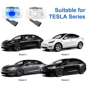 Projecteur de logo de <span class=keywords><strong>porte</strong></span> de voiture pour <span class=keywords><strong>Tesla</strong></span> Model 3/Y/S/<span class=keywords><strong>X</strong></span> Accessoires <span class=keywords><strong>Tesla</strong></span> Door Welcome Lights Courtesy Step Door Lamps - Product Image 5