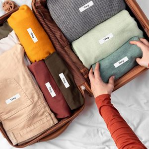 Étiquettes personnalisées inscriptibles et imprimables Étiquettes de vêtements sans repassage pour étiquettes nominatives lavables pour laveuses pour la garderie scolaire - Product Image 3