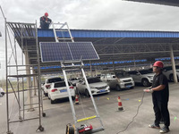 Plateforme élévatrice 15m 20m pour panneaux solaires, échelles, béton, inclinée, grue de chantier, élévateur de toiture