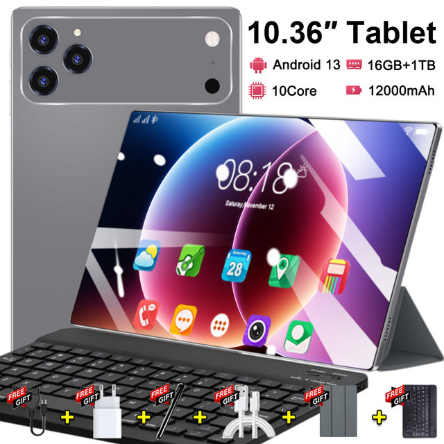 Hot Selling 16GB+1TB Wifi 5G Smart Tablet Android 13.0 for Personal Portable Tablet PC