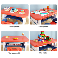 Ensembles de meubles pour enfants de haute qualité Yooking, tables, chaises de salle à manger en plastique pour bébés, table d'étude pour enfants, chaise d'étude pour enfants, ensembles de bureaux