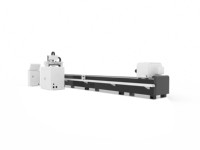 Mesin Pemotong Tabung Laser Kecil 1500W 3KW Kontrol Raycus Raytools Delta Servo HIWIN Rail YYC Rack 6M