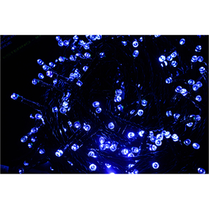 300 LUMIÈRES DE NOËL BLEUES À LED AVEC TRANSFORMATEUR 15+2MT - Product Image 1