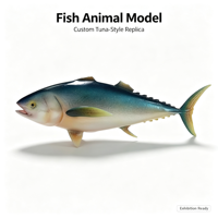 Modèle d'affichage personnalisé de poisson de type thon