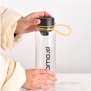 Vente à chaud sur <span class=keywords><strong>Amazon</strong></span>, bouteille d'eau portable en plastique pour le fitness avec couvercle à poignée de couleur et filtre à thé - Product Image 1