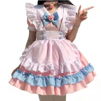 Chemise Lolita de Soubrette pour Cosplay, Costumes de Jeu de Rôle pour Fêtes, Clubs, Scène, Tenues avec Nœuds Papillon, Robes de Bal, Uniformes de Serveuse, Tailles Plus