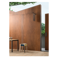 Venta al por mayor de fábrica, revestimiento de pared de cobre, textura de óxido, Panel de cemento suave para decoración de paredes internas y externas