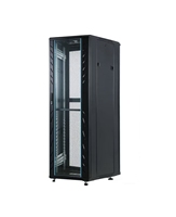 Armoire réseau sur pied de 1,2 m, 1240*600*600 mm, rack de serveur, en acier SPCC avec porte en verre trempé, en stock.