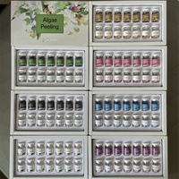 Kit de Tratamiento para el Acné con Esponja de Agua Dulce de 7 Colores, Extracto de Algas, Bio Microneedling, Polvo Exfoliante de Algas, Espículas de Esponja