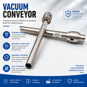 Cargador de Tolva por Vacío para Gránulos de Plástico, Transportador de Aire Comprimido, Máquina Auxiliar para Moldeo por Inyección - Product Image 4