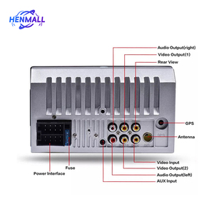 HENMALL evrensel 7 inç MP5 araba <span class=keywords><strong>Stereo</strong></span> radyo yedek komple kurulum seti çerçeve en popüler araba modelleri için uyar - Product Image 5