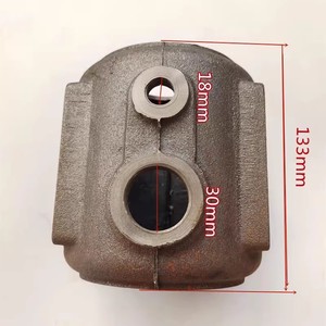 Boîtier de pompe centrifuge en fonte 133 mm x 80 mm, accessoire de pompe à eau pour le traitement de l'eau - Product Image 1