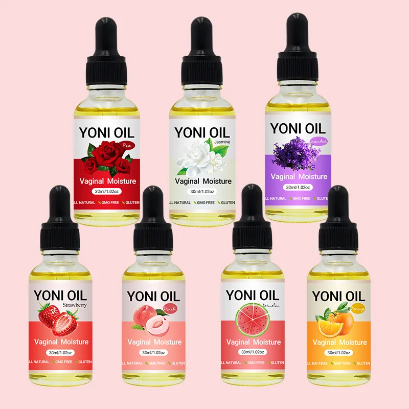 Aanpassen Logo Organische Yoni Olie Vaginale Massage Olie Lavendel Rose Etherische Olie Intieme Zorg