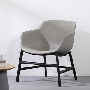 Nordic Style Casual Chair With <b>Backrest</b> Fabric Single Sofa Chair Living Room Bedroom Desk Meeting Chair - Product Image 3