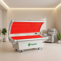 Lit de luminothérapie rouge intégral 510K, système de photobiomodulation haute puissance 660nm 850nm, luminothérapie rouge pour centre de bien-être