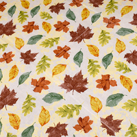 Nappe européenne PEVA/PVC pour décoration de fête, vinyle imperméable avec support en flanelle, couverture de table, feuilles d'automne, de haute qualité