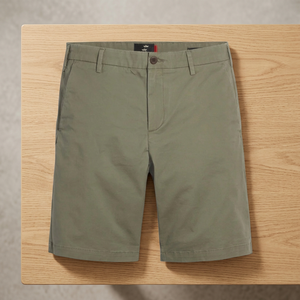 Shorts d'été décontractés en velours côtelé pour hommes, vente chaude, sur mesure, couleur unie, vintage, olive, Spandex/Polyester, directement du fabricant - Product Image 2