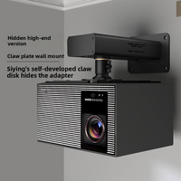 Support mural pour projecteur HY Hidden Adapter avec plaque de fixation en alliage, support mural pivotant à 360° pour projecteur Home Cinema X50 Ultra