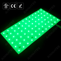 Paneles de Luz LED Flexibles RGBW 4020K Retroiluminados, Cableados, Flexibles, de 24V 13W IP20, Ultrafinos, Blancos, con Certificación UL para Granito