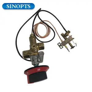 एलपीजी आग गड्ढे नियंत्रण Thermocouple के साथ सुरक्षा लौ विफलता डिवाइस गैस वाल्व