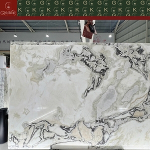 Lastra di Marmo Bianco di <span class=keywords><strong>Carrara</strong></span> GOLDKING per Design d'Interni di Lusso in Hotel, Residenze e Progetti su Larga Scala, Fabbricazione Personalizzata - Product Image 2