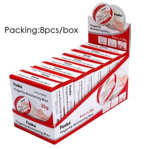 Foska 20g Fingertip umidificatore cera a base d'acqua per il conteggio dei dollari di carta moneta nel mercato dei negozi di ufficio - Product Image 6