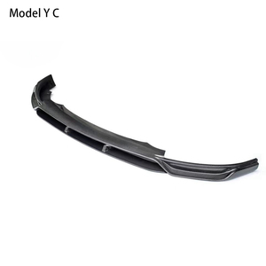 ลิ้นหน้าคาร์บอนไฟเบอร์ทรง C สำหรับรถยนต์รุ่น Y ปี 2018-2024 - Product Image 4