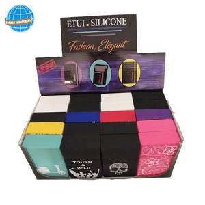 Boîte à cigarettes en <span class=keywords><strong>silicone</strong></span> en vente chaude, poche, taille standard, étui à cigarettes - Product Image 1