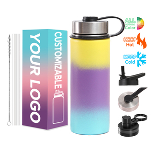 New Arrival Custom Print Stainless Steel Vacuum Insulated Thermal Bottles BPA Free LED Temperature Display Leak-Proof - Product Image 1