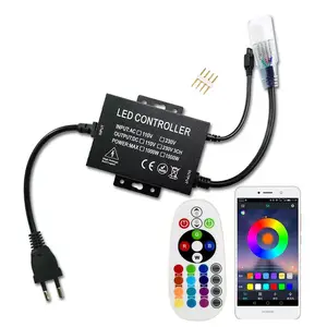 220V 1500W High power APP tuy wifi Smart aluminum rgb music controller with remote