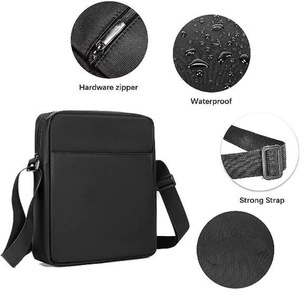 Fábrica BSCI, Bolso Bandolera Pequeño Personalizado para Hombre, Bolso de Hombro Impermeable, Bolso para Teléfono Celular para Hombre - Product Image 5