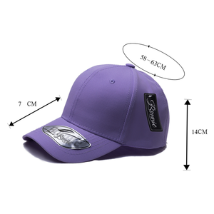 Cappellino da Baseball Bonne a 6 Pannelli, Regolabile, Tinta Unita, Unisex, per Adulti, Casual, 100% Poliestere Twill con Stampa in Lamina sul Pannello Destro - Product Image 1