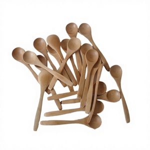 Cuchara de Bambú Ecológica Moderna - Cuchara Pequeña para Café, Helado y Miel en Polvo - Product Image 2