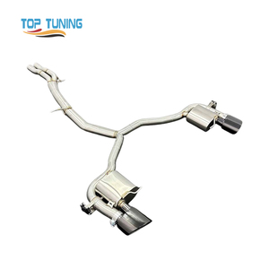 Sistema de <span class=keywords><strong>Escape</strong></span> para <span class=keywords><strong>Audi</strong></span> RS4/<span class=keywords><strong>RS5</strong></span> B9/B9.5/B8/B8.5 2.9T 2017-2023, <span class=keywords><strong>Escape</strong></span> Catback, Tubos de <span class=keywords><strong>Escape</strong></span> de Titanio, Silenciador - Product Image 1