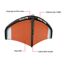 Planche à voile en fibre de carbone de haute qualité avec poignée rigide 5M, résistante aux déchirures et à la corrosion, pour surf hydrofoil, kitesurf et wing foil