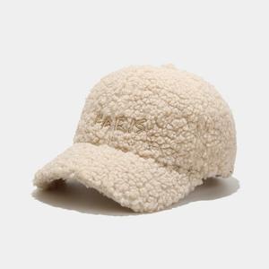 Casquette <span class=keywords><strong>de</strong></span> baseball Sherpa chaude d'hiver, casquette <span class=keywords><strong>de</strong></span> baseball brodée en peluche <span class=keywords><strong>de</strong></span> <span class=keywords><strong>Paris</strong></span>, casquette Snapback - Product Image 4