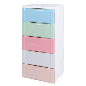 Living Room Furniture PP Plastic Drawer Divider Clothes Organizer Baby <strong>Cupboard</strong> Bedroom Wardrobe Closet Cabinets for Kid <strong>Storage</strong> - Product Image 1