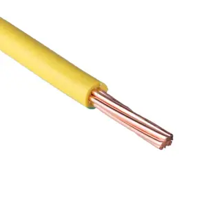 Fil électrique THHW-LS cuivre toronné 12AWG Fil THHW-LS isolé en PVC