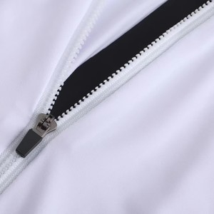 Maillot de cyclisme Zede à manches longues, blanc, léger, respirant, unisexe, imprimé, séchage rapide, personnalisable, très vendu pour cyclistes - Product Image 5