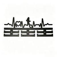 Support mural pour médailles en métal, présentoir de rangement personnalisé avec logo, pour trophées, rubans et récompenses