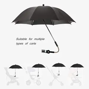 Chinese manufacturer self defense baby stroller straight rain umbrella