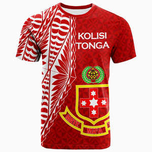 Venta al por mayor Tonga Día DE LA Emancipación camiseta Kupesi patrón Rugby Logo Slim Fit tejido gimnasio camiseta verano sublimación adecuado camisetas - Product Image 3
