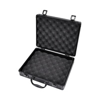Étui rigide tactique en aluminium pour arme à feu, avec doublure en mousse rembourrée, pour outils de chasse, boîte à outils, valise noire
