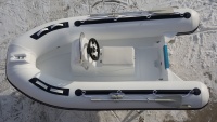 Bateau de pêche semi-rigide en aluminium avec coque en fibre de verre FRP, gonflable en Hypalon PVC, 300 cm, pour sauvetage et sport