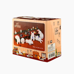 <span class=keywords><strong>Monday</strong></span> Bruce blince กล่องประชุมชุดรถไฟฟ้าใต้ดินตุ๊กตากระต่ายกระต่ายน่ารักกล่องปริศนาจี้ไวนิล - Product Image 4