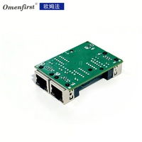 Module de commutateur PoE Ethernet rapide non géré 3 ports 10/100 Mbps, carte PCBA de commutateur réseau RJ45 OEM ODM avec entrée de tension large