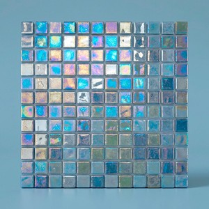 Piastrella in Vetro Mosaico Acquaris Sahe 30x30 Cm Finitura Iridescente per Decorazione Pareti e Pavimenti - Product Image 1